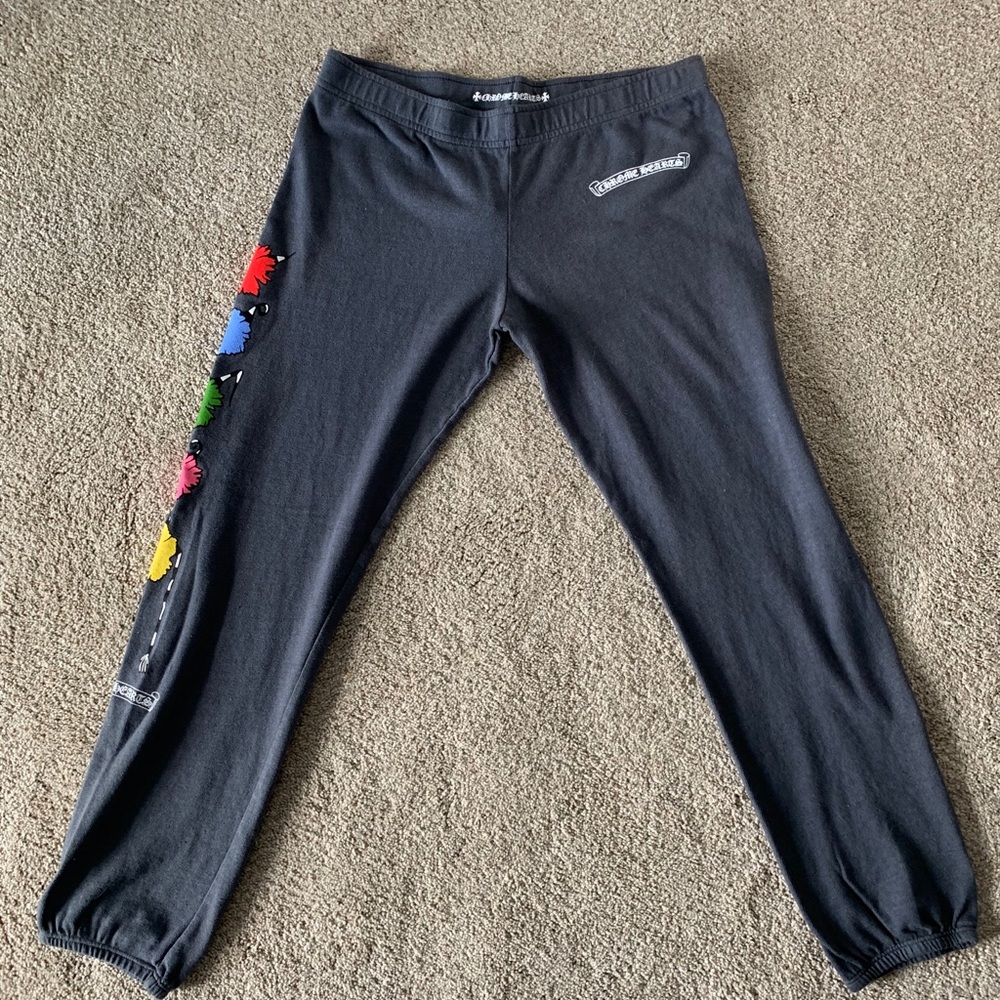 Chrome Hearts XS Grey Sweatpants